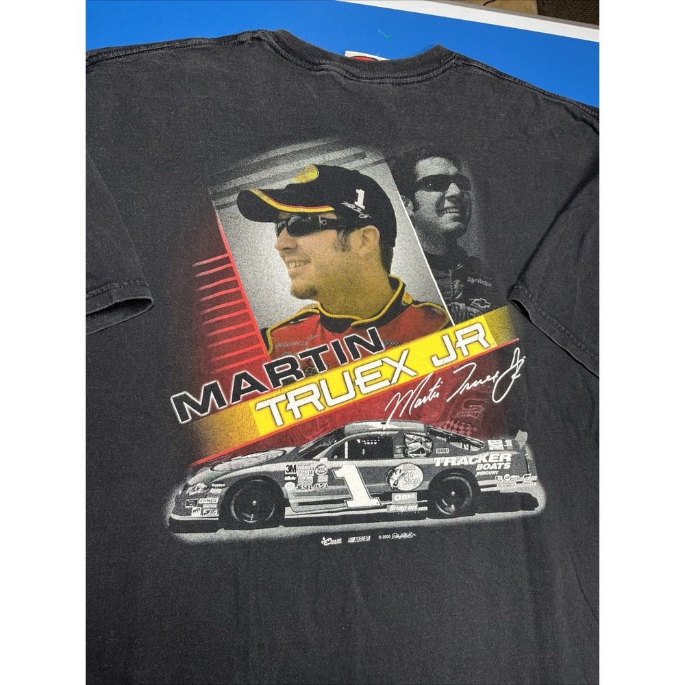 VTG Y2K NASCAR Martin Truex Jr. Bass Pro‎ Shops T-Shirt Men Size XXL